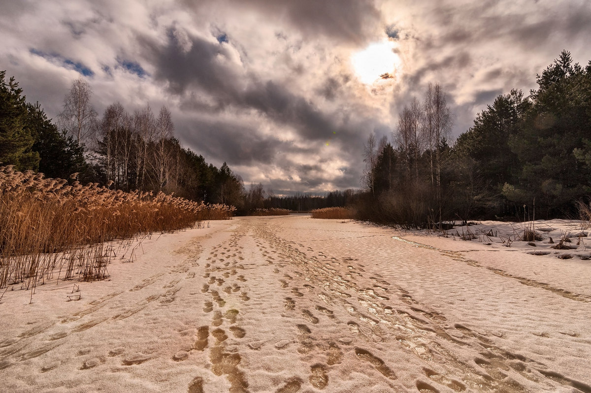 немного наследили...