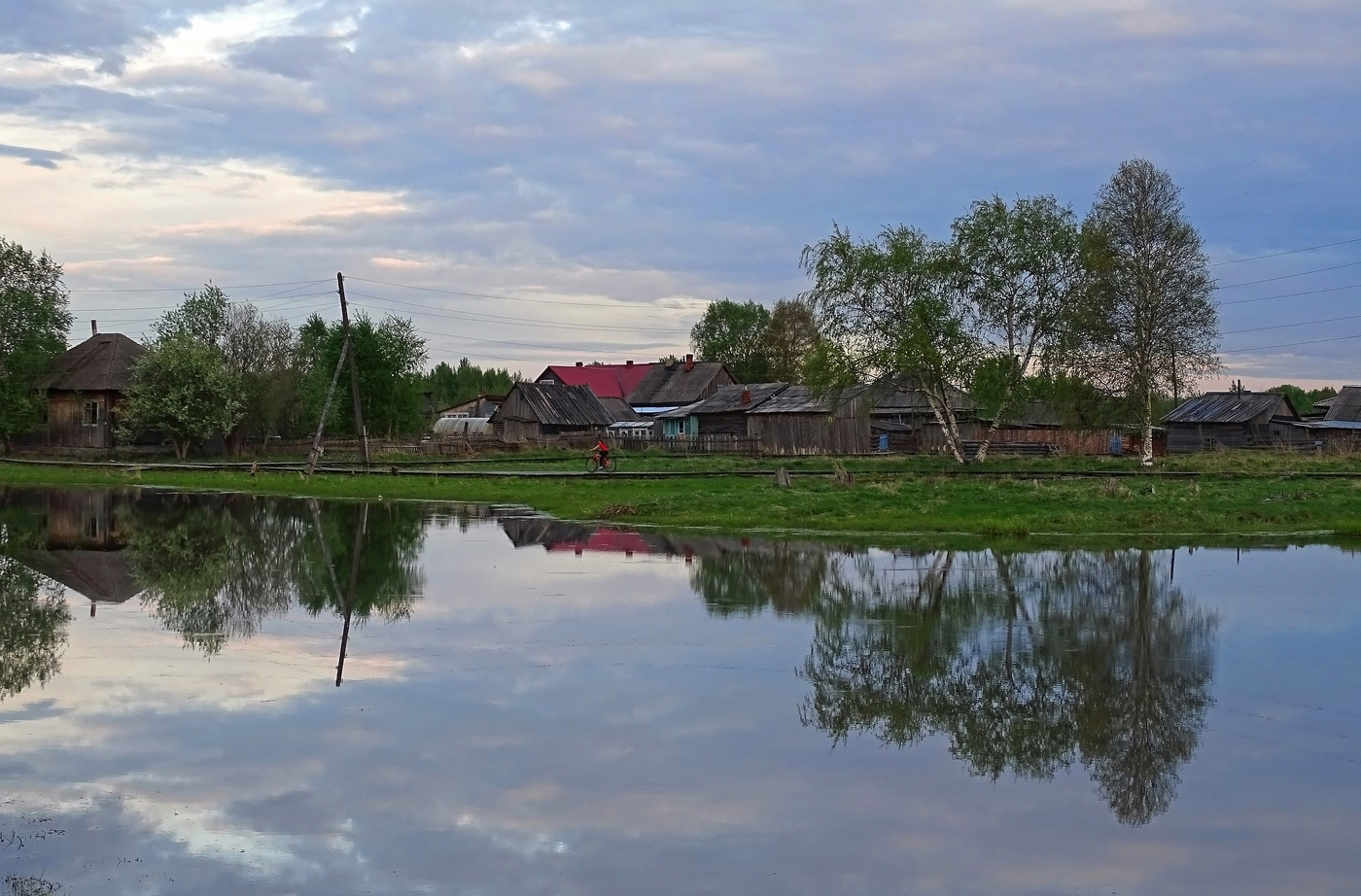 Весенний деревенский вечер