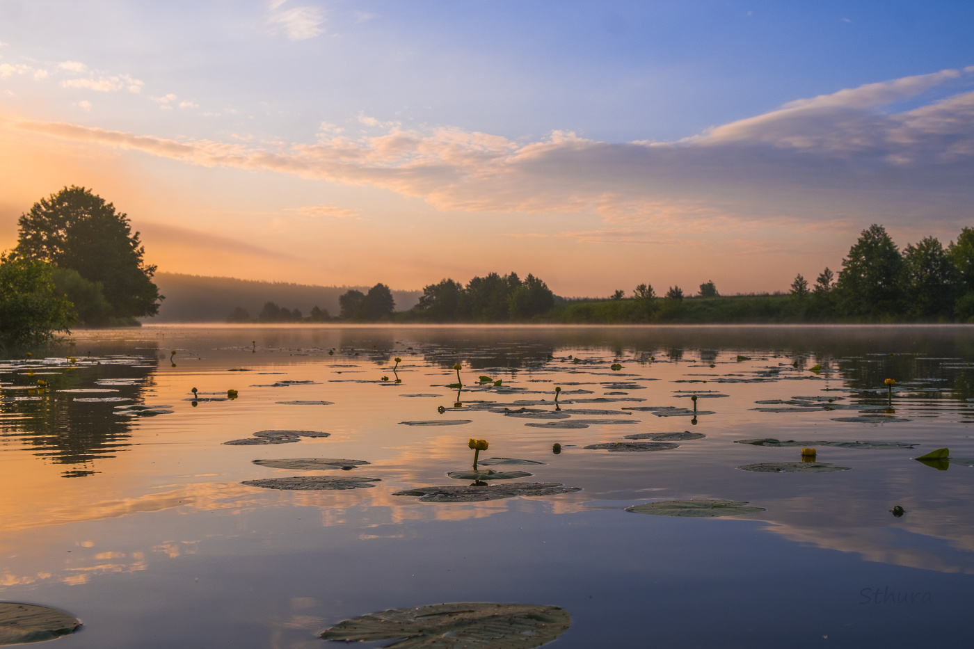 Утренние облака.