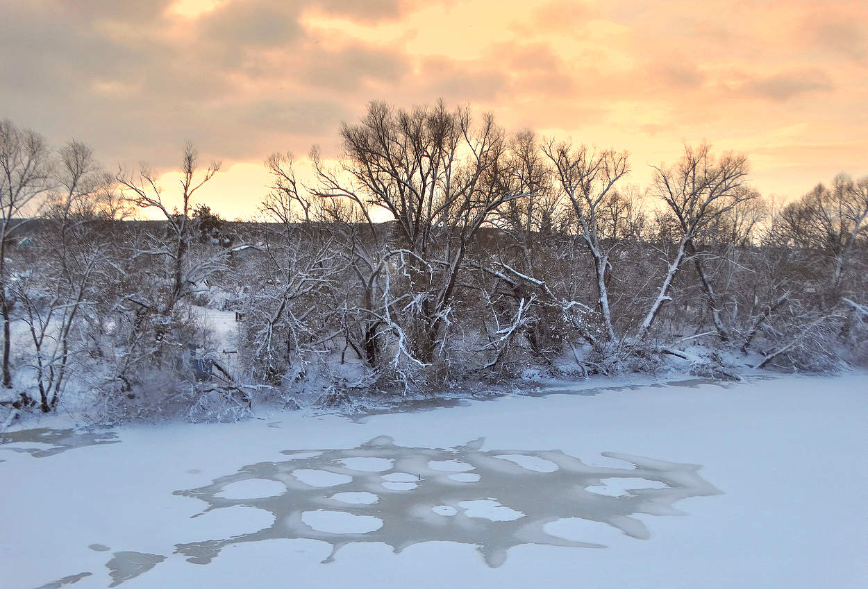 Утром после снегопада