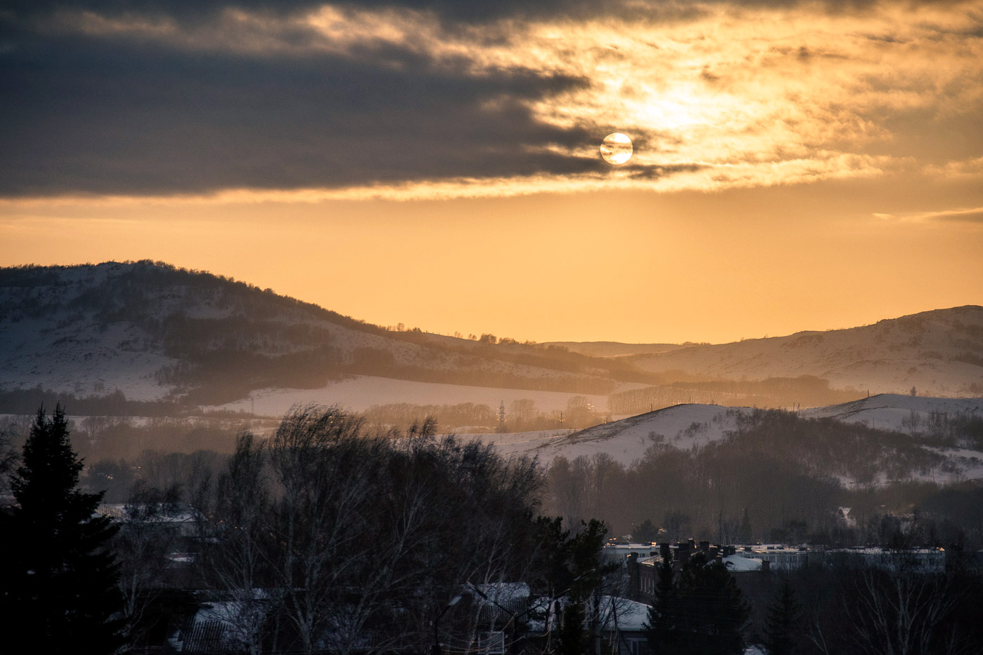 Золотой закат