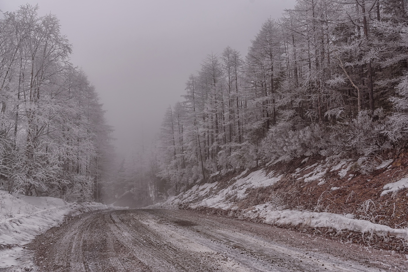 Весенний вечер на таежном перевале