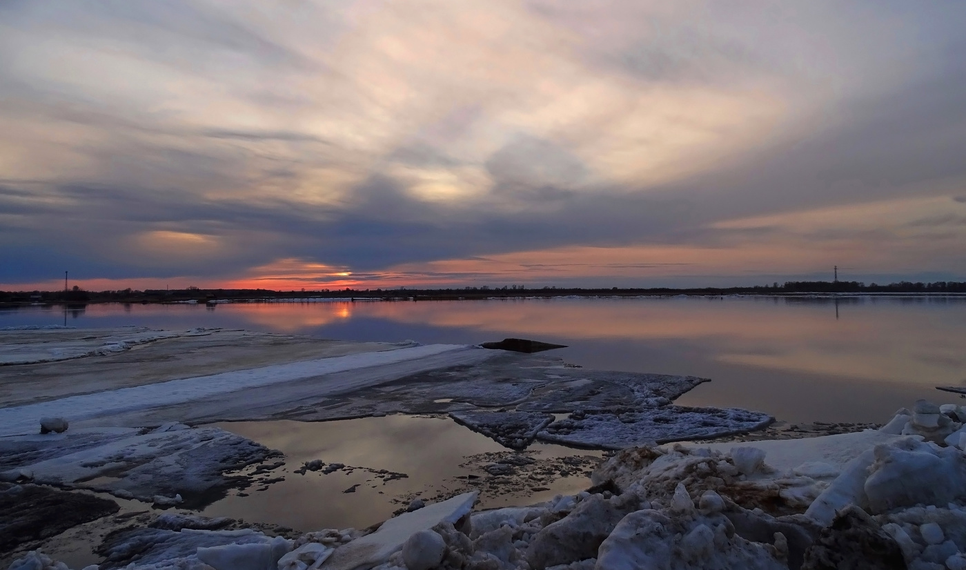 Весенний вечер на Оби