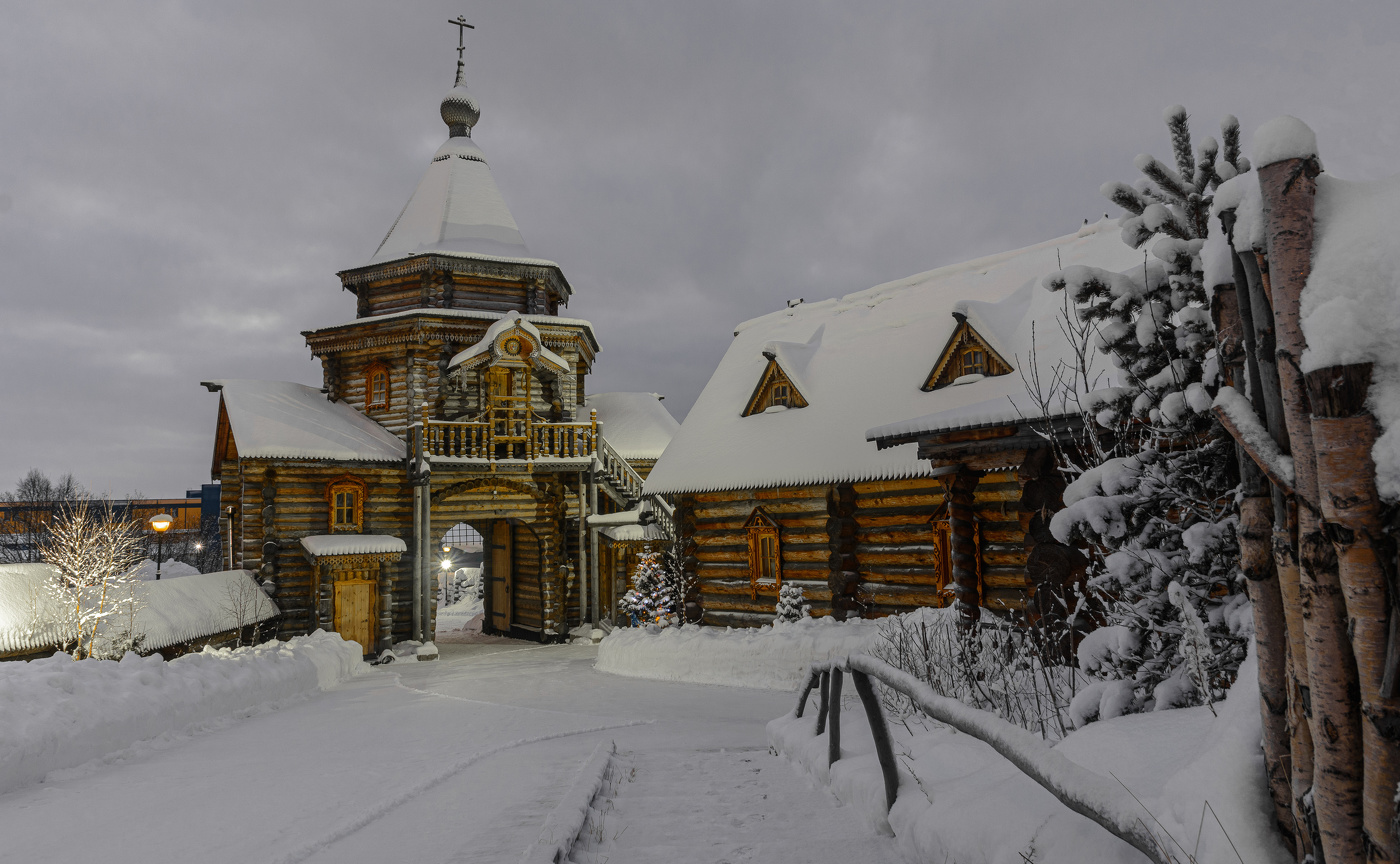 вечернее подворье