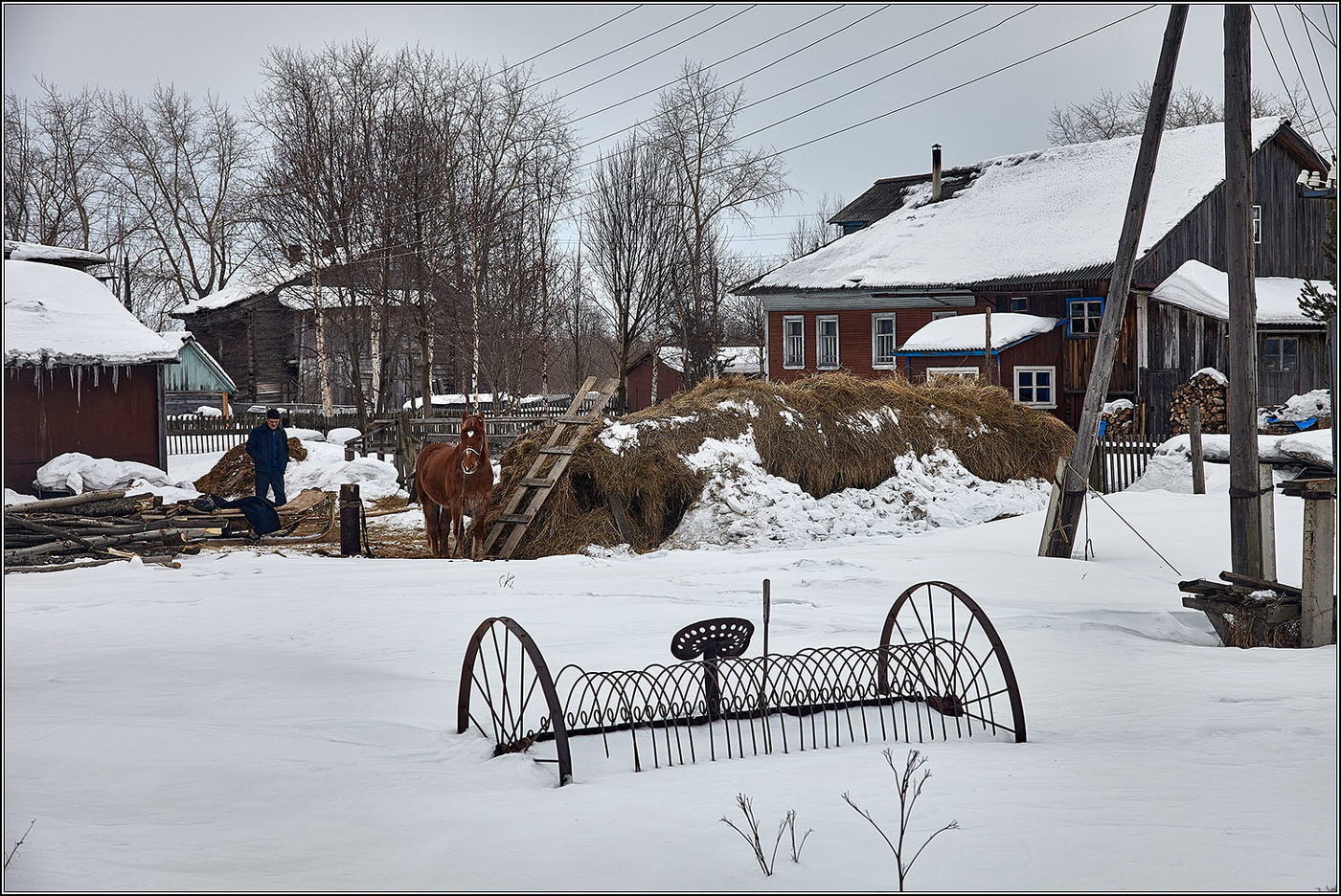 Зимний месяц март.