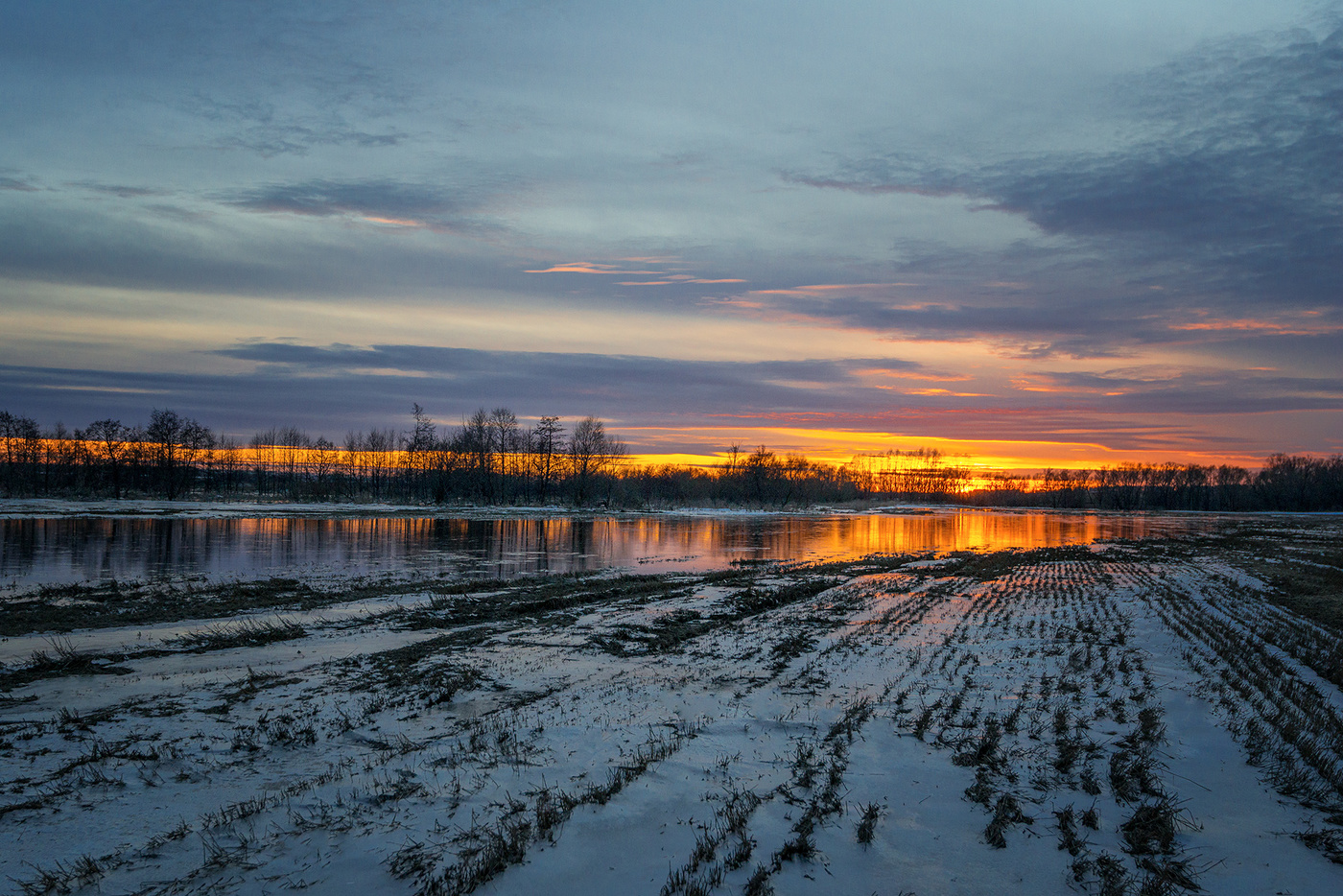 Вечер на реке Сельдь...