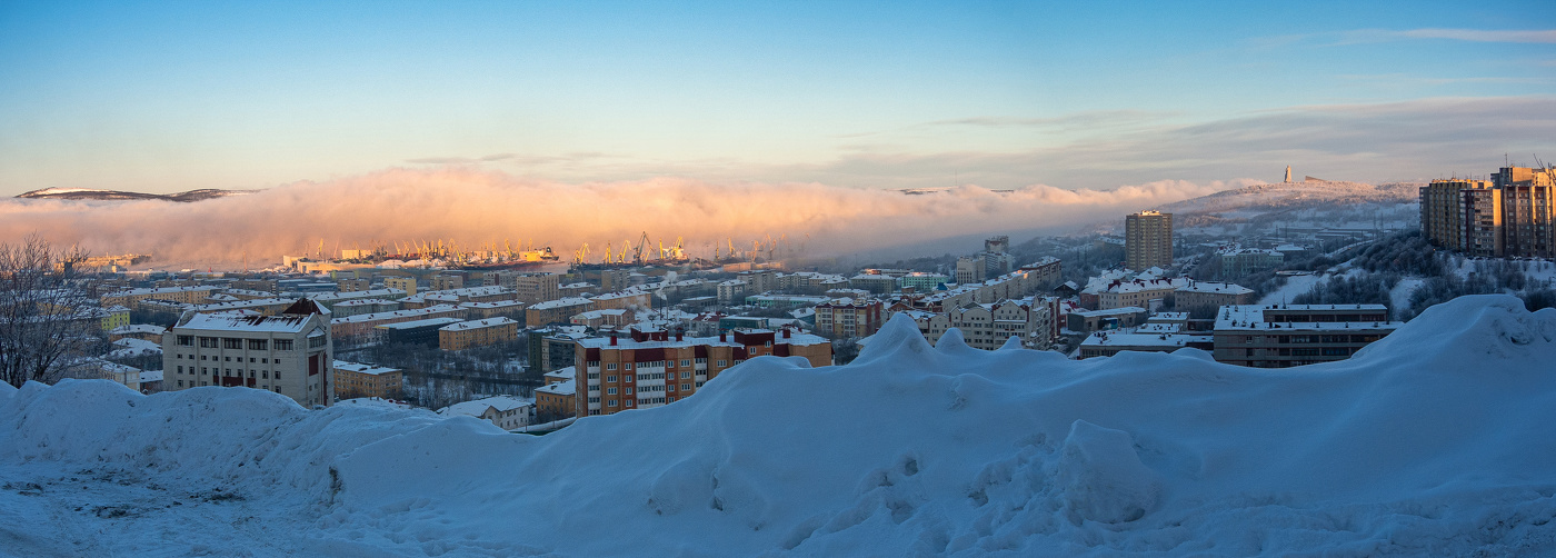 утренний Мурманск