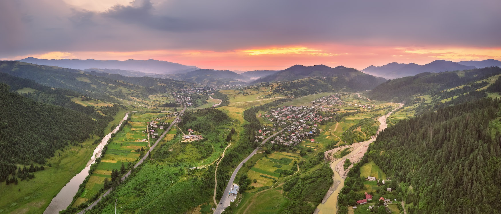Летний закат в Соймах