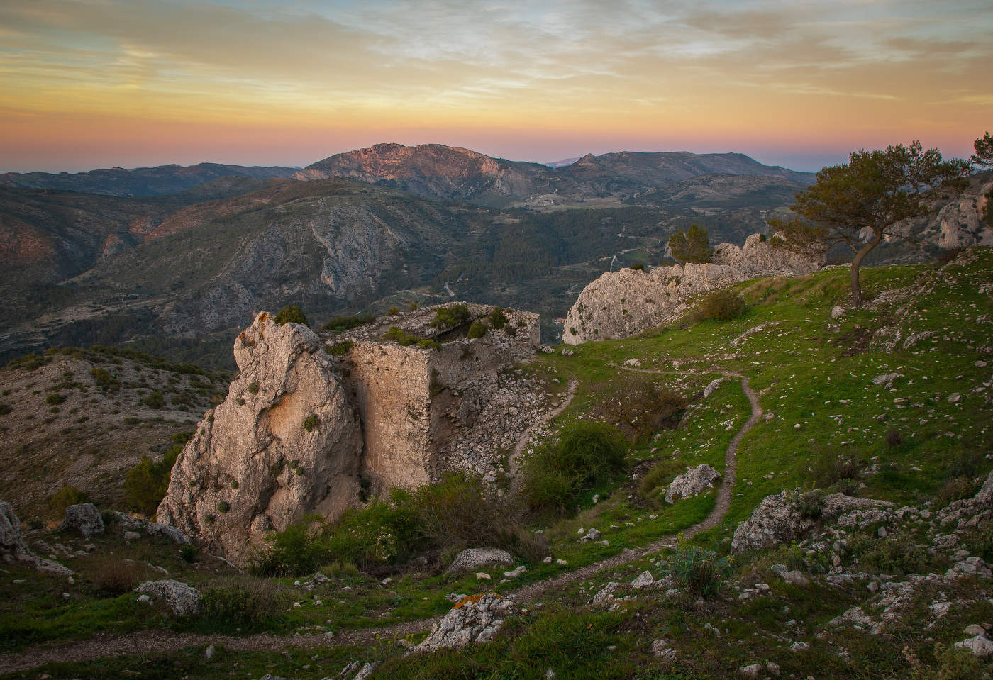 После заката...