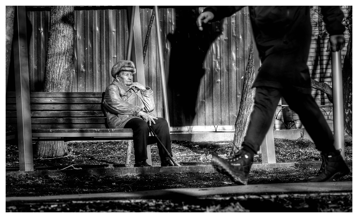 На весеннем солнышке