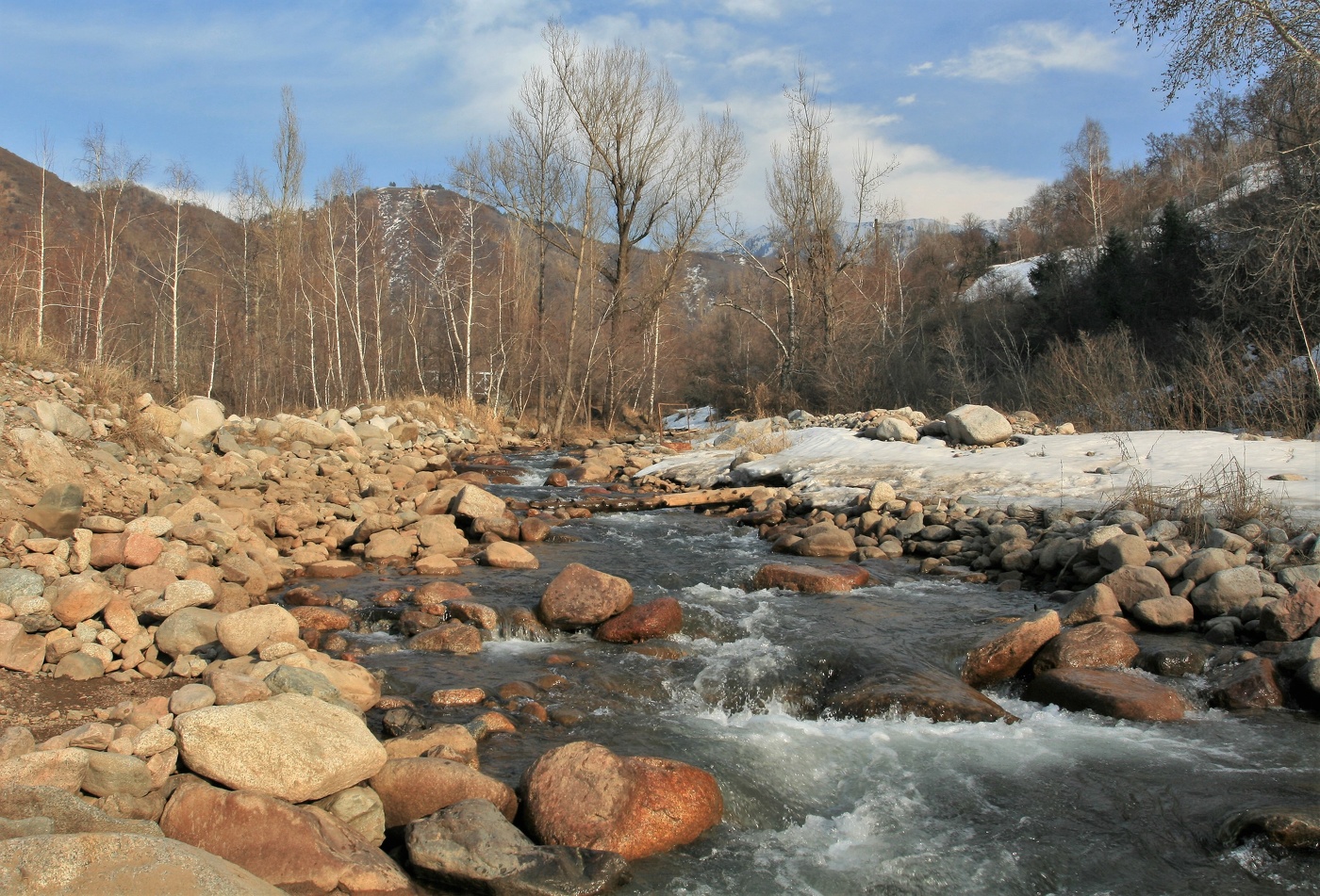 "Вышли" погреться