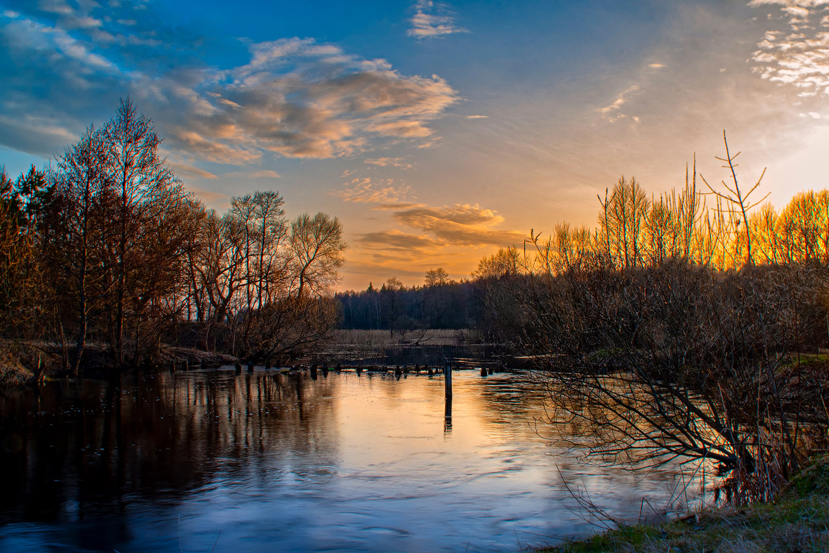 Апрельский вечер на Плисе