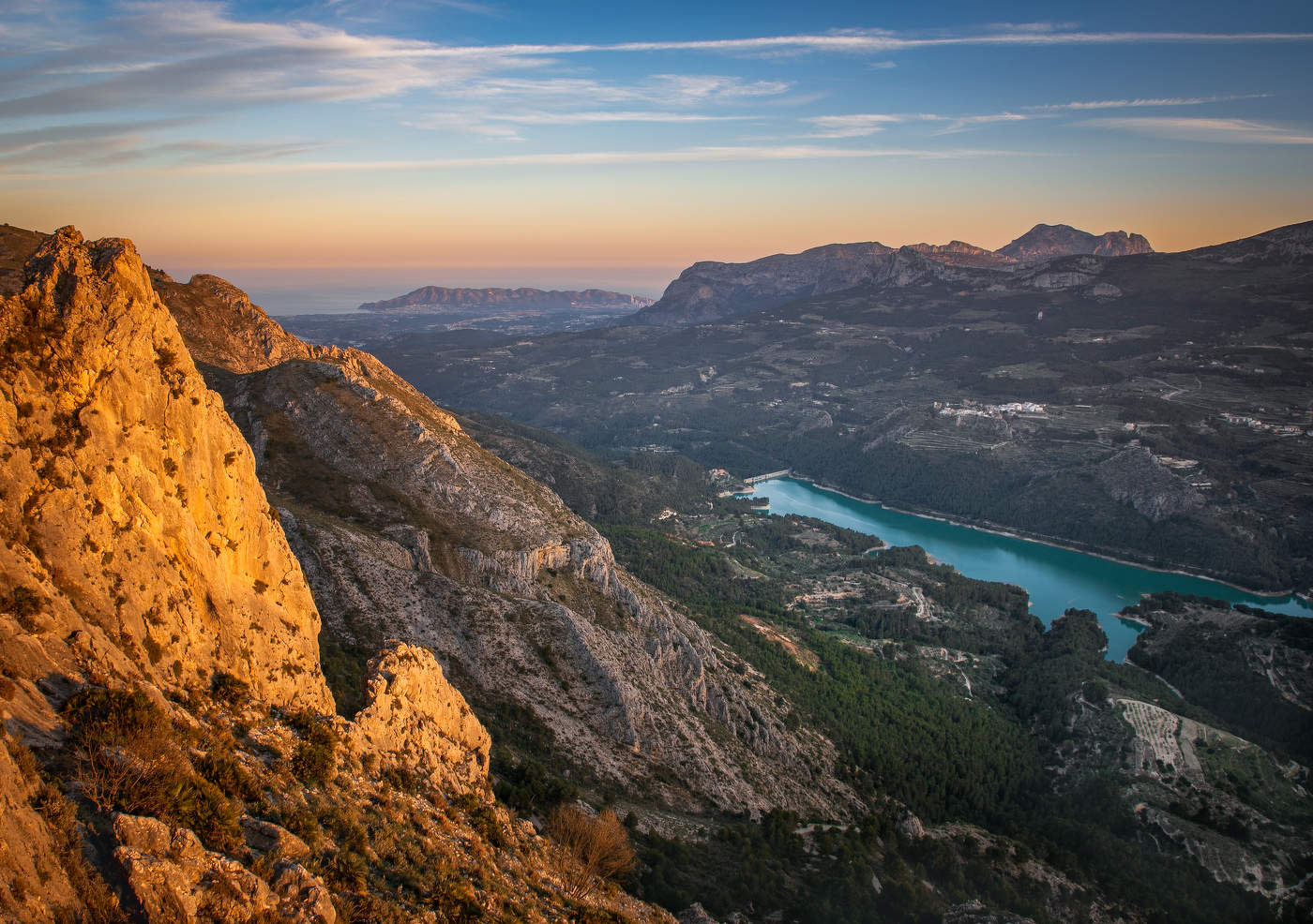 На закате...