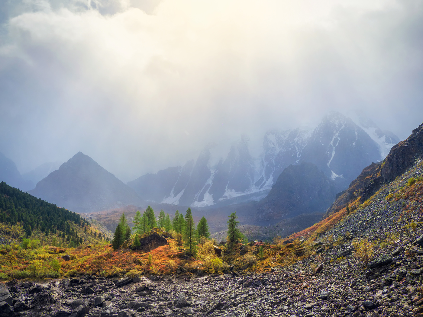 Алтайское осеннее утро.