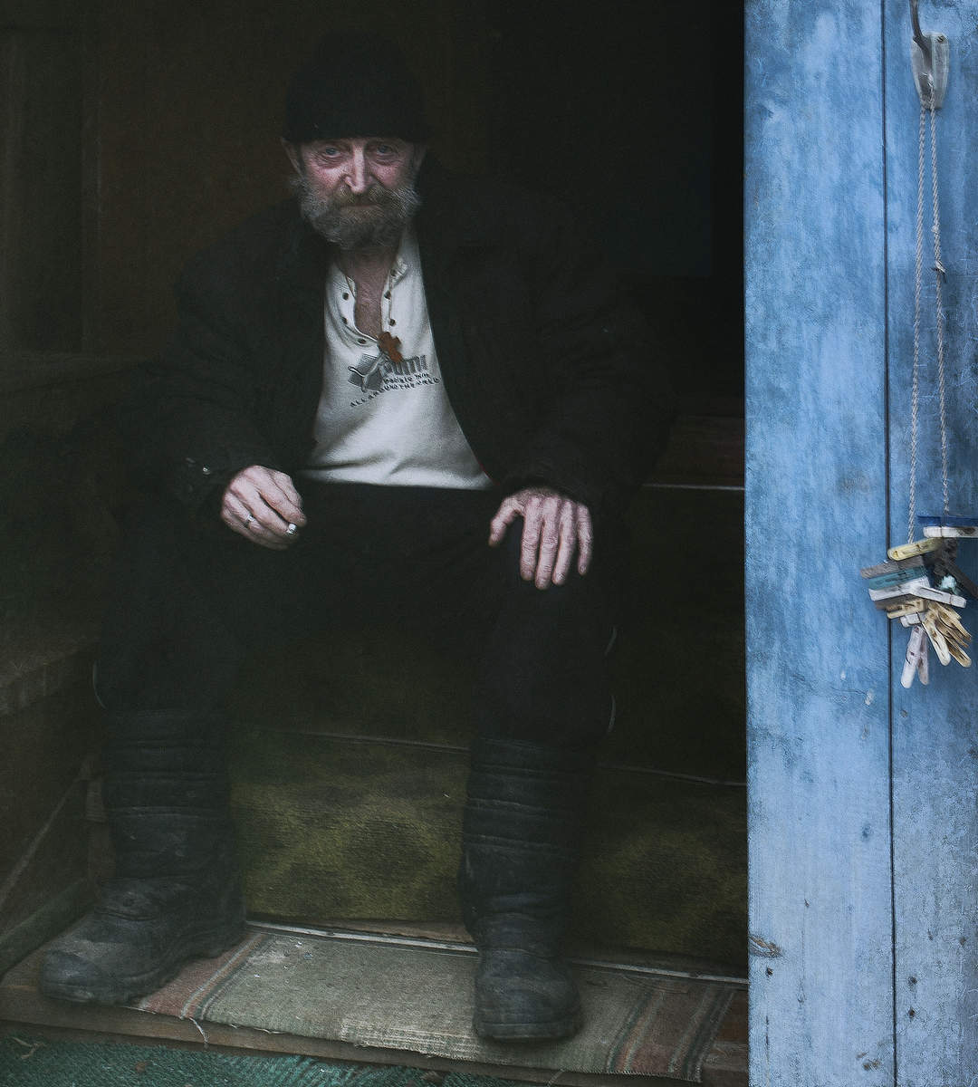 Перекур (автопортрет спонтанный).