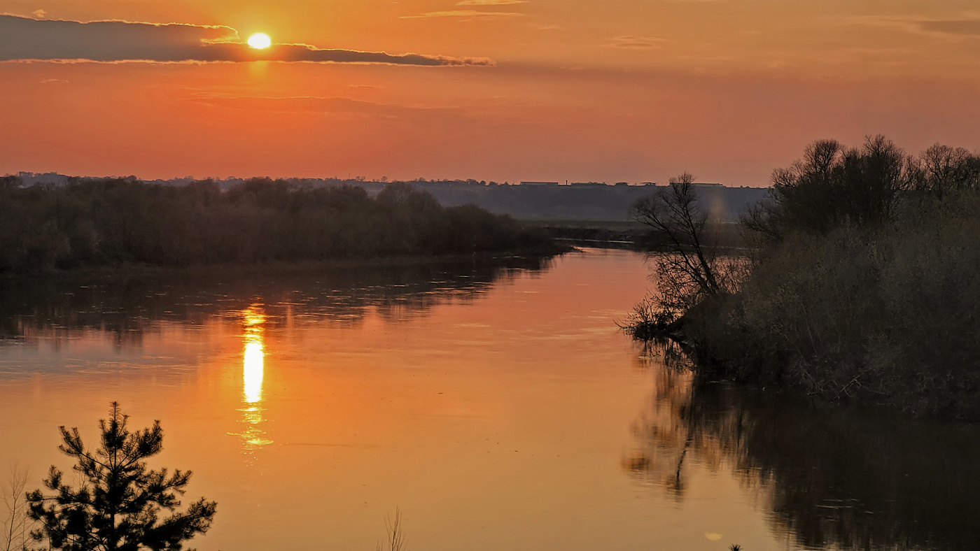 Апрельские закаты.