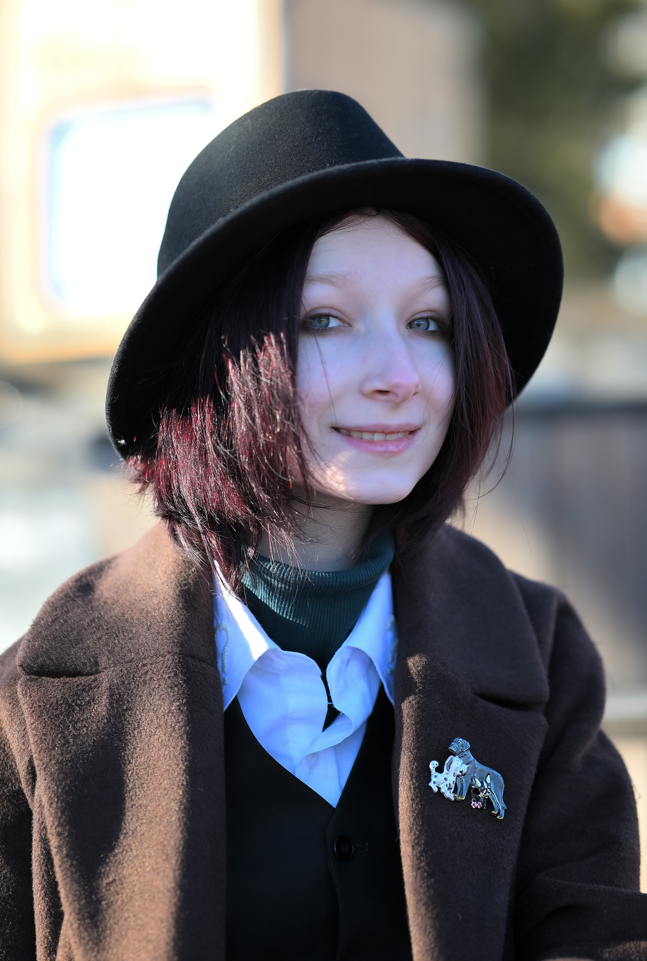 Уличный портрет.