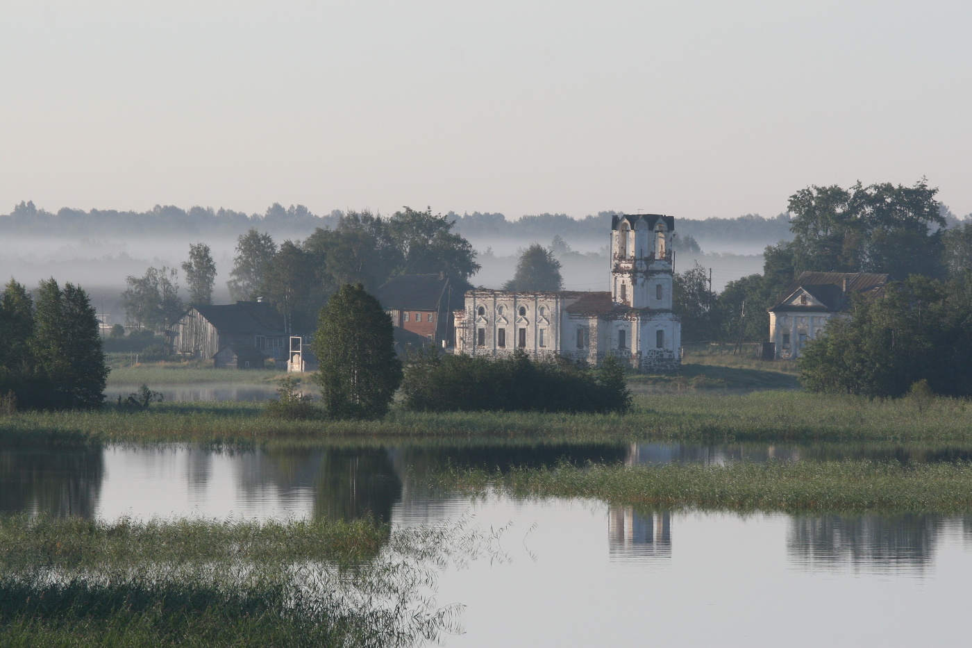 Утро на Онежском озере