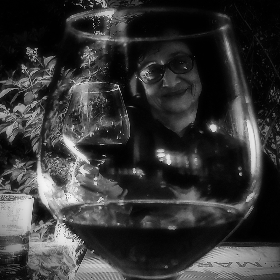 ... и каждый вечер друг единственный в моем бокале (стакане) отражен