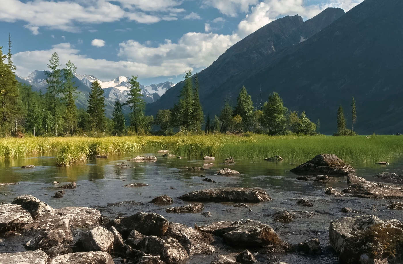 Вечер на Мультинских озерах