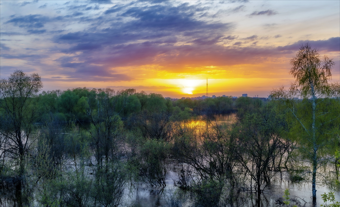 Весна за городом