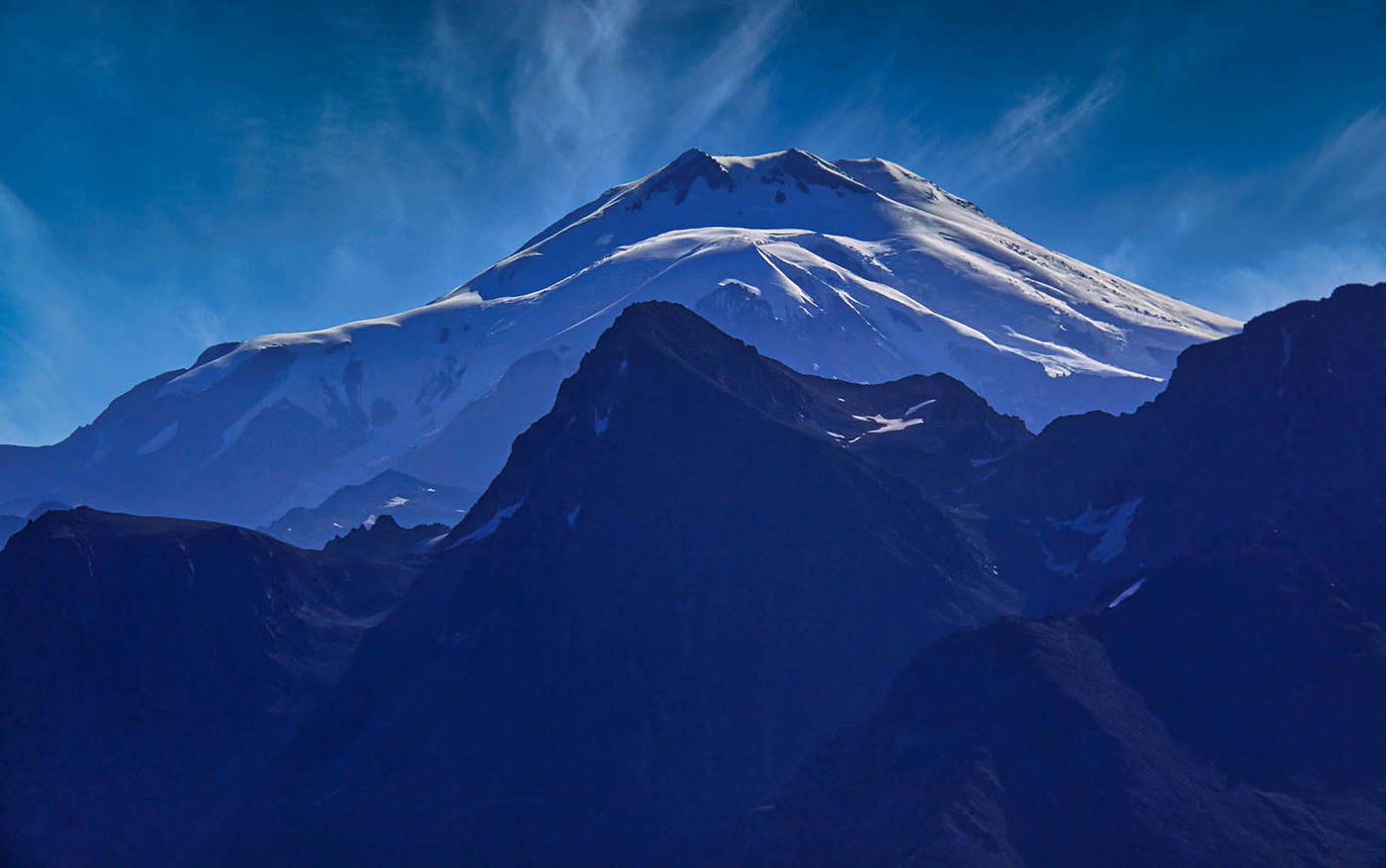 Утро рядом с Эльбрусом