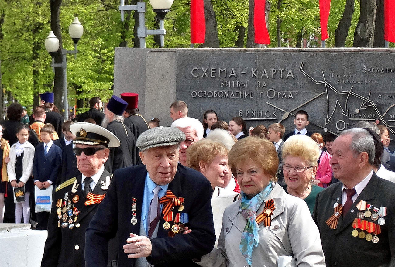 Ветераны в день Победы