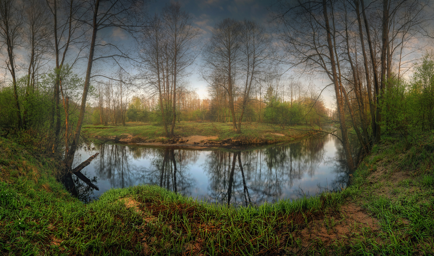 Майским утром не реке..
