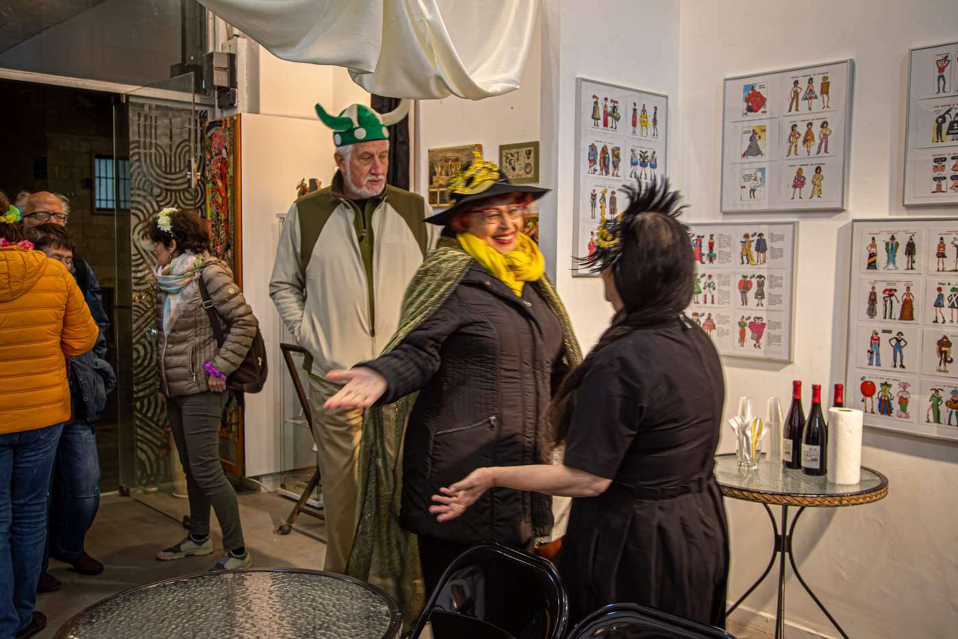 На выставке