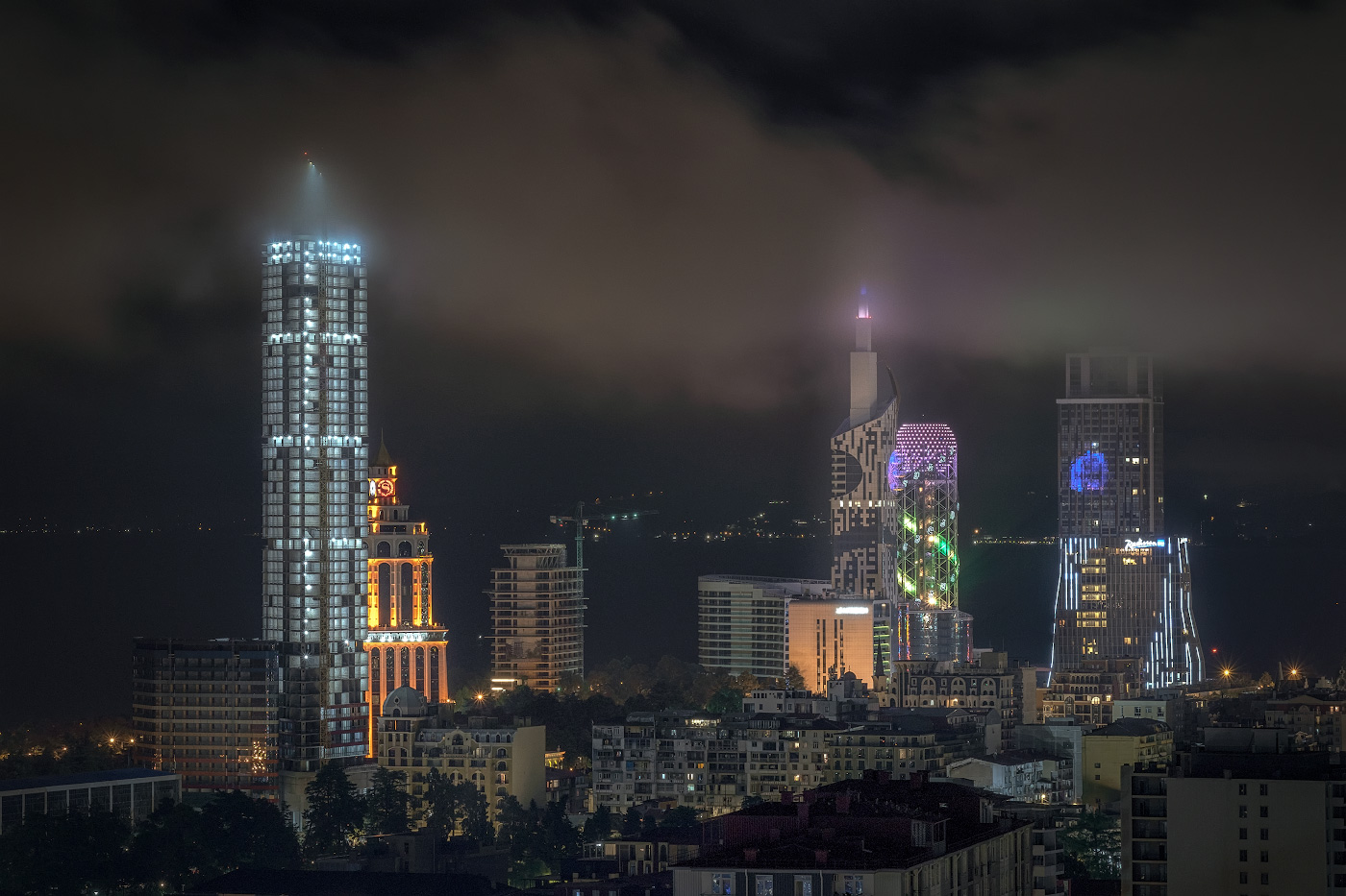 Low Clouds Over The City