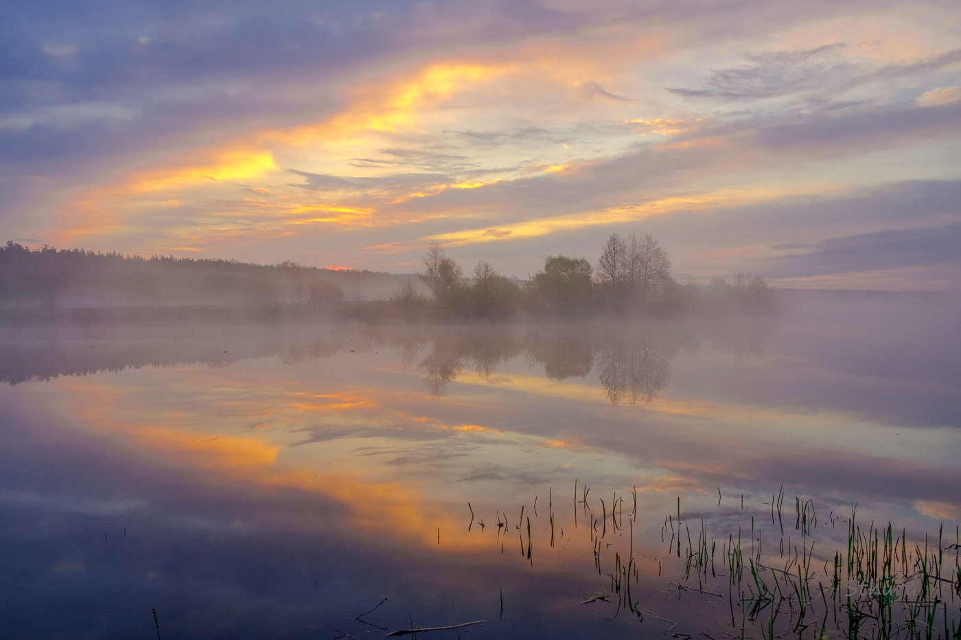 Облака перед рассветом.