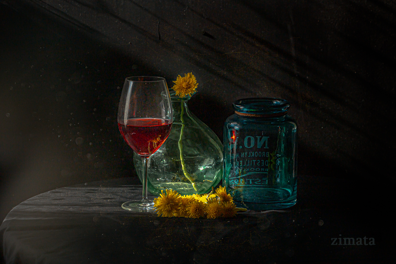 натюрморт с одуванчиками