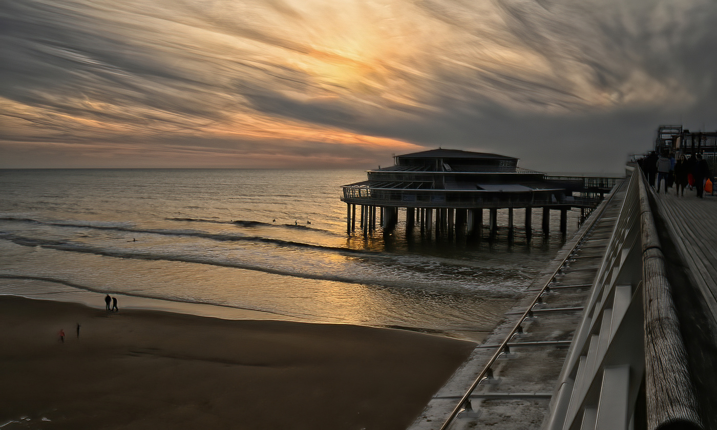 Закат на Северном море