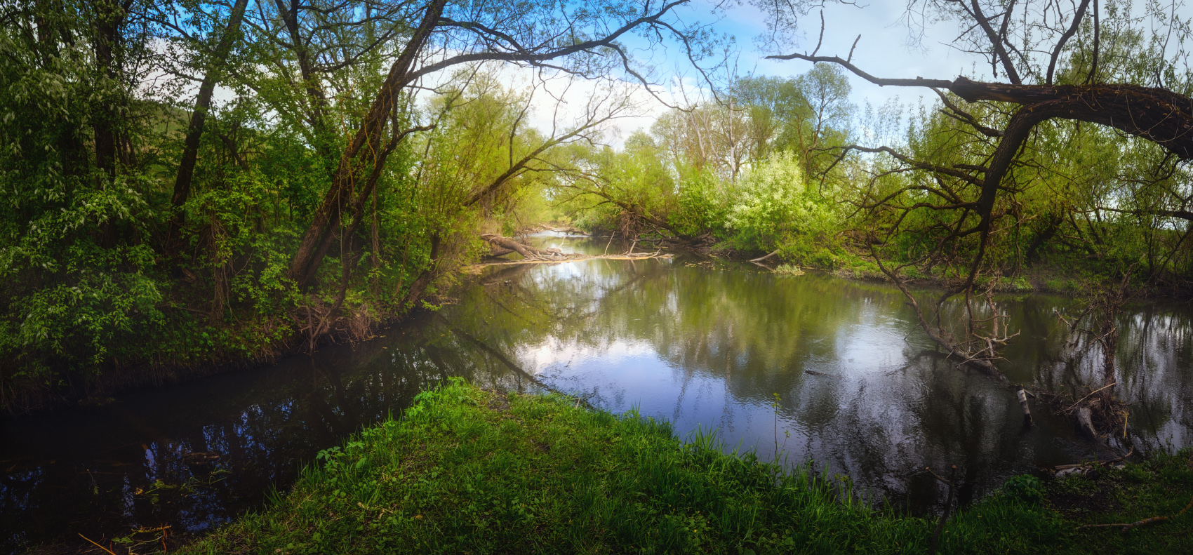 Тихое местечко на Осетре