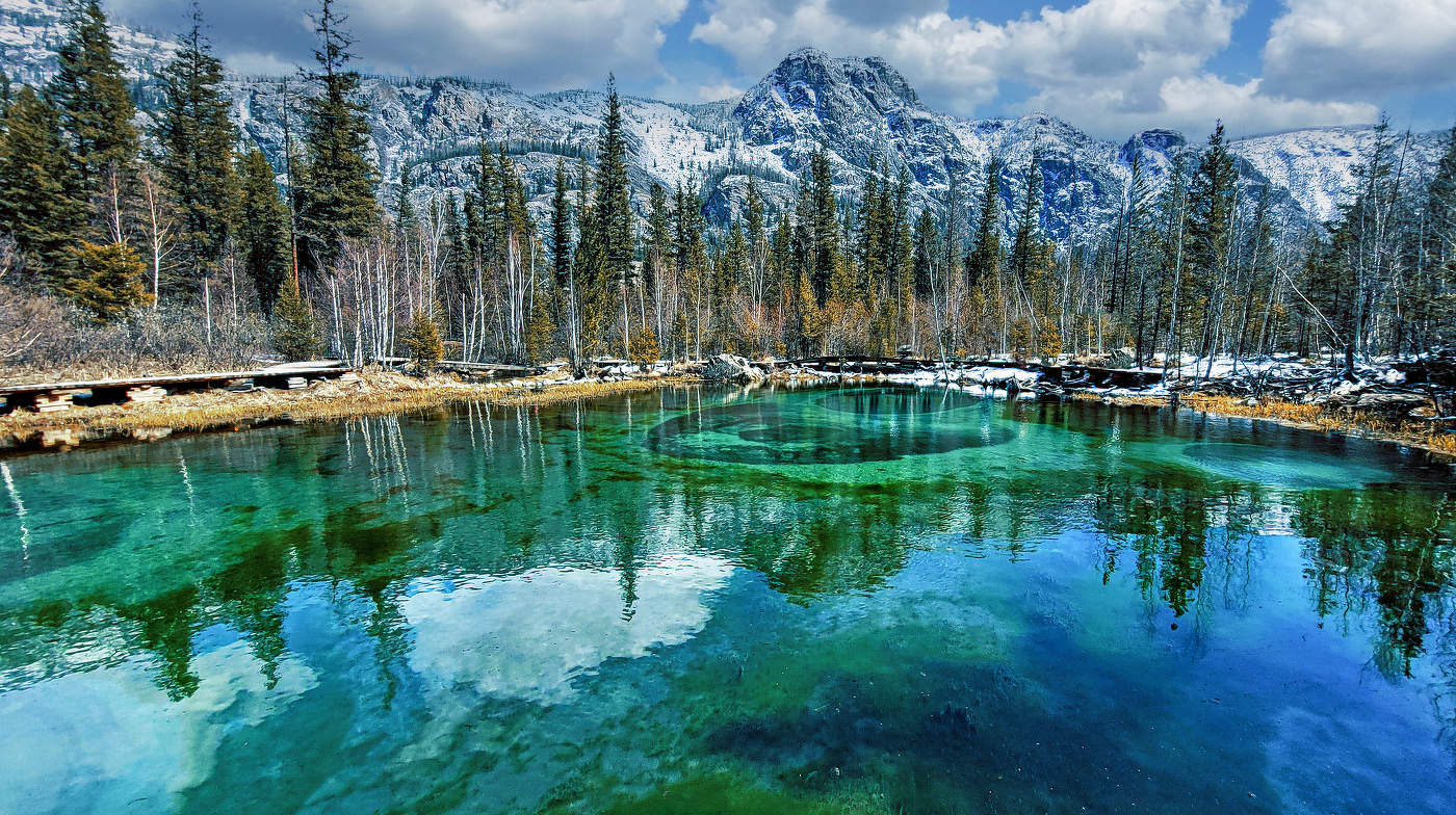 Гейзерное озеро. ( Алтай)