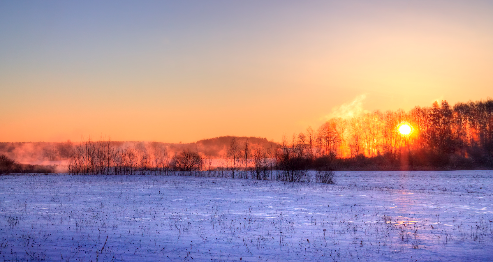 Горизонты зимней дымки