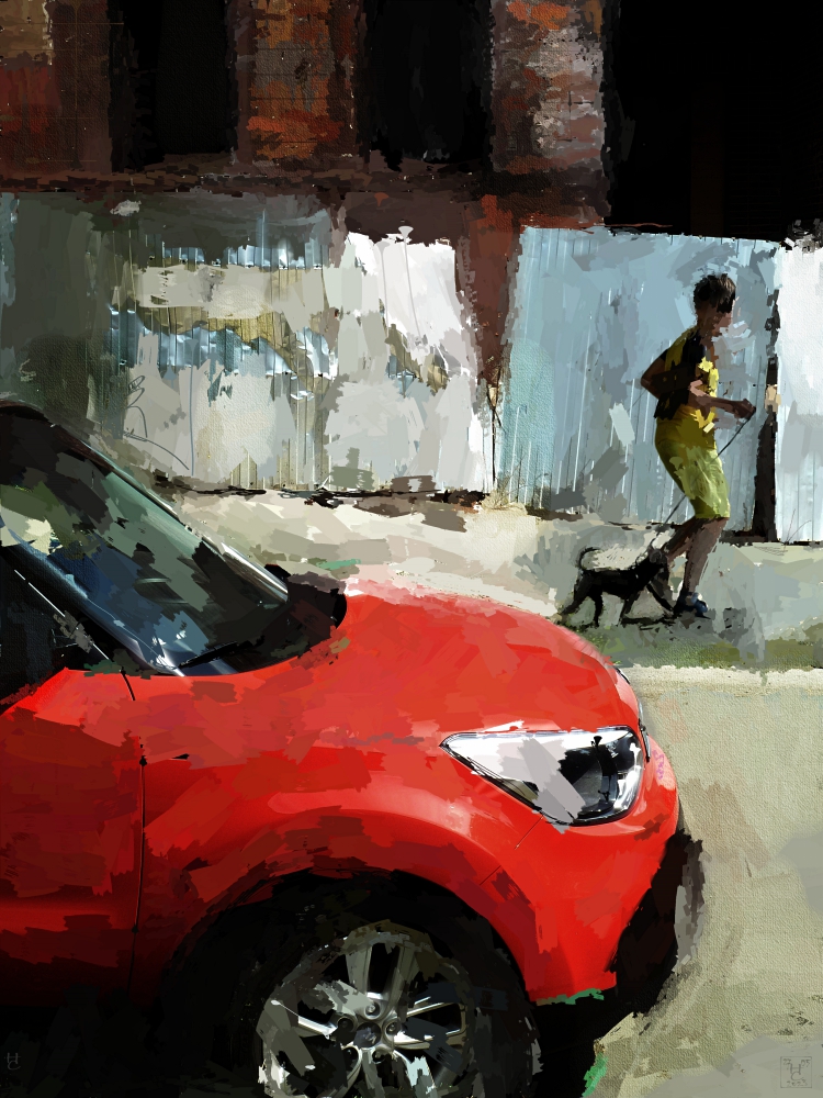 Мальчик с собакой