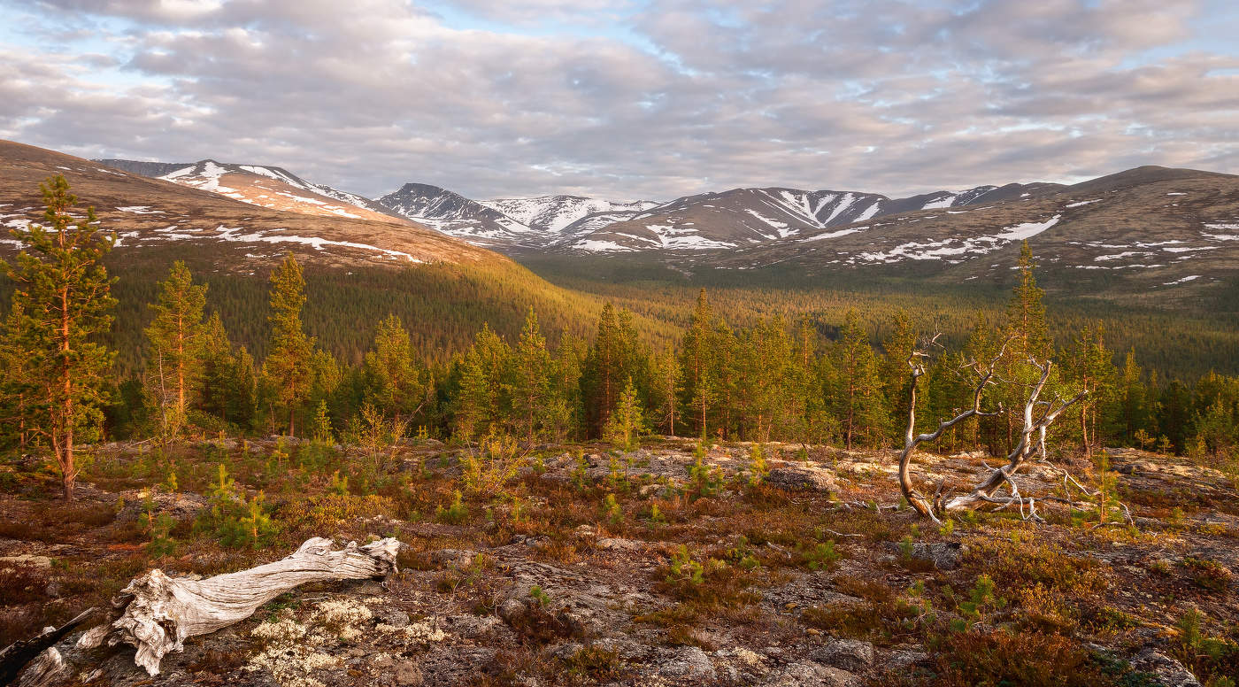 На закате дня в Хибинах
