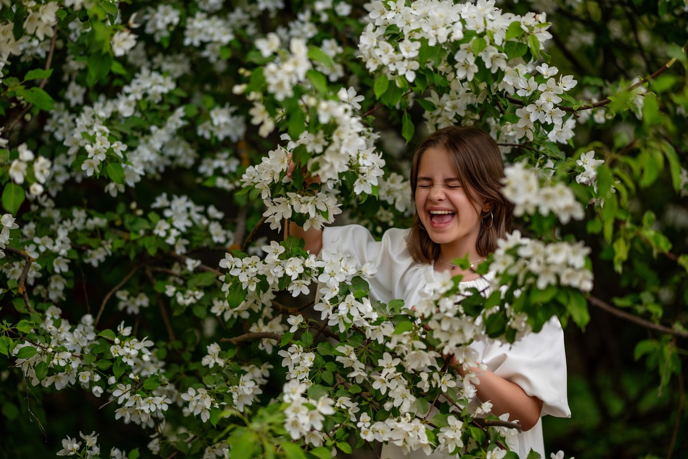 Радость от яблоневого цвета