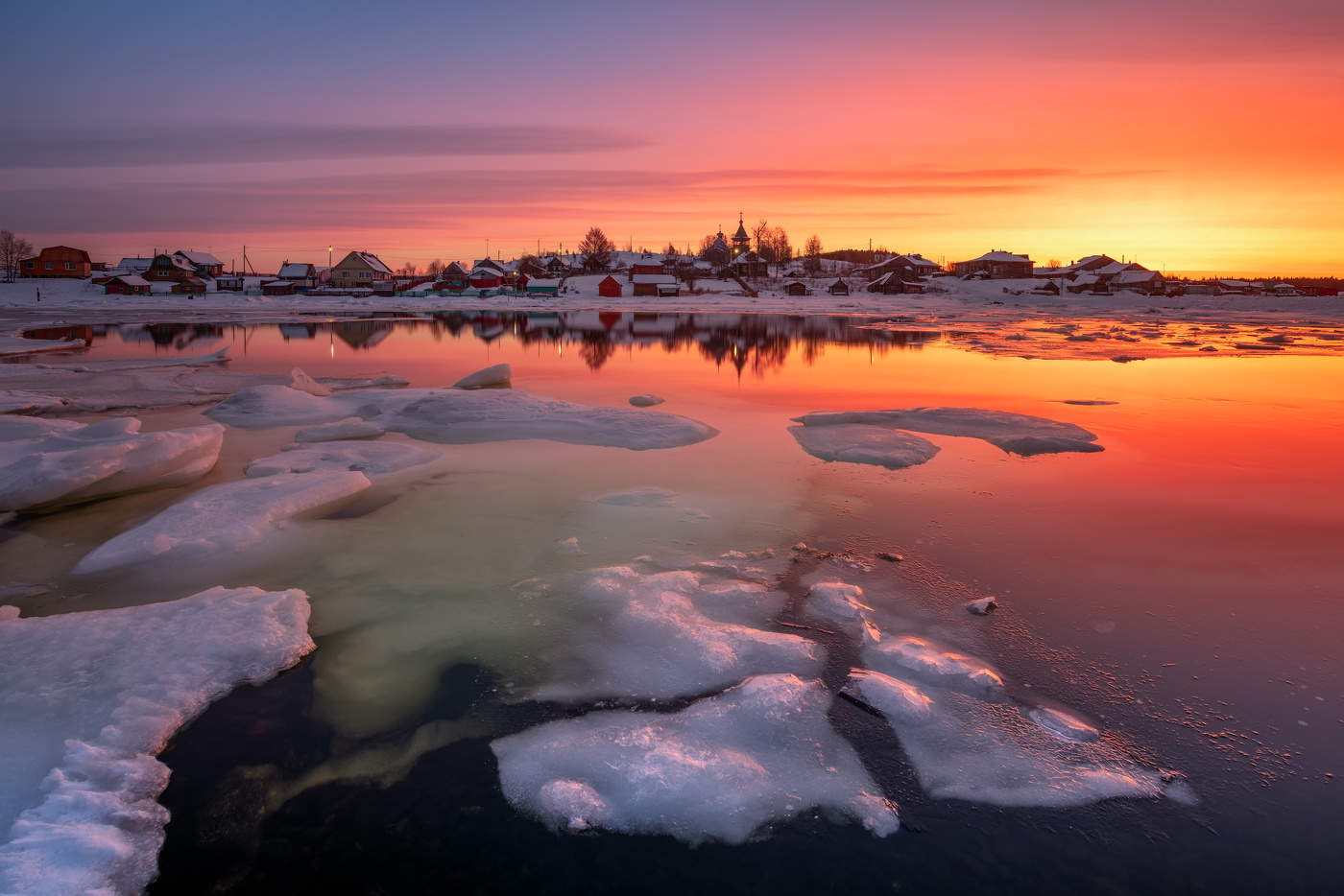 Февральская зорька...