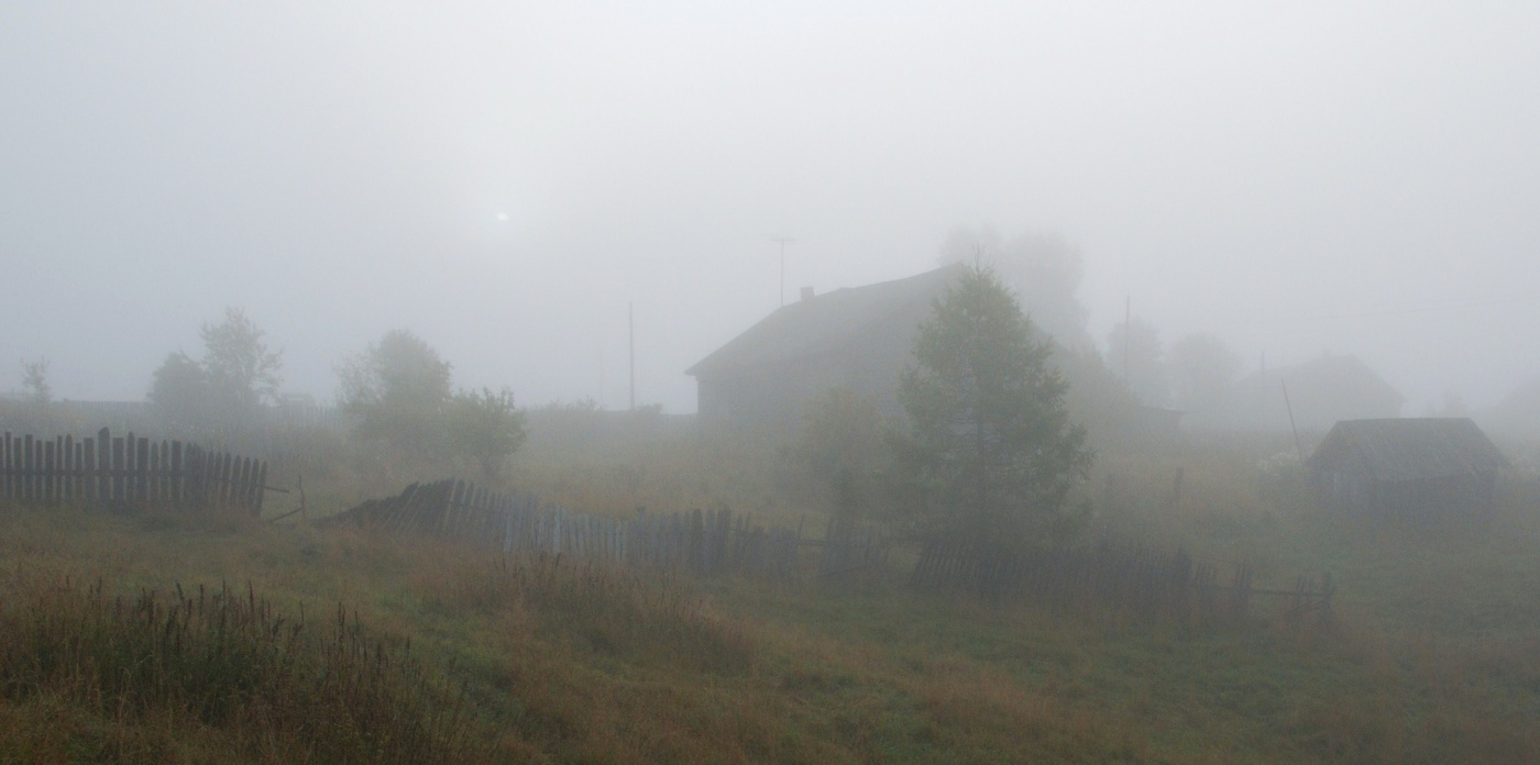 Тишина и покой деревенского утра ...