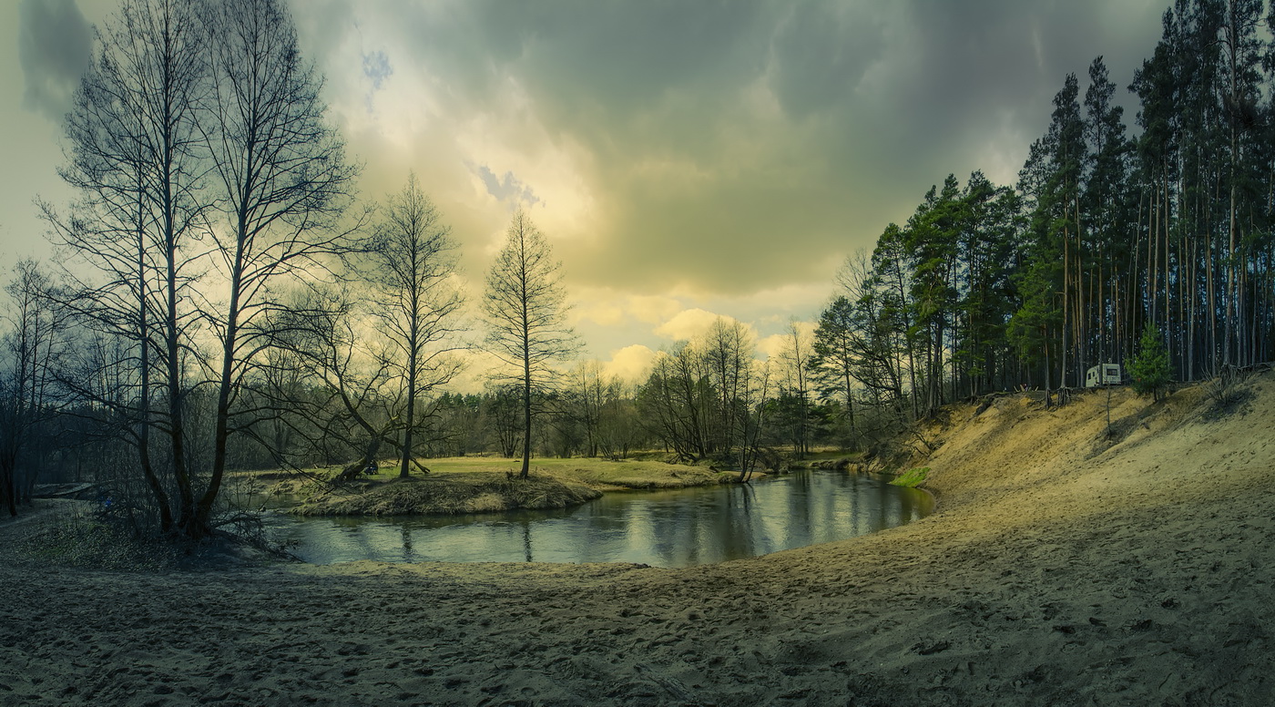 Апрель на реке Ислочь