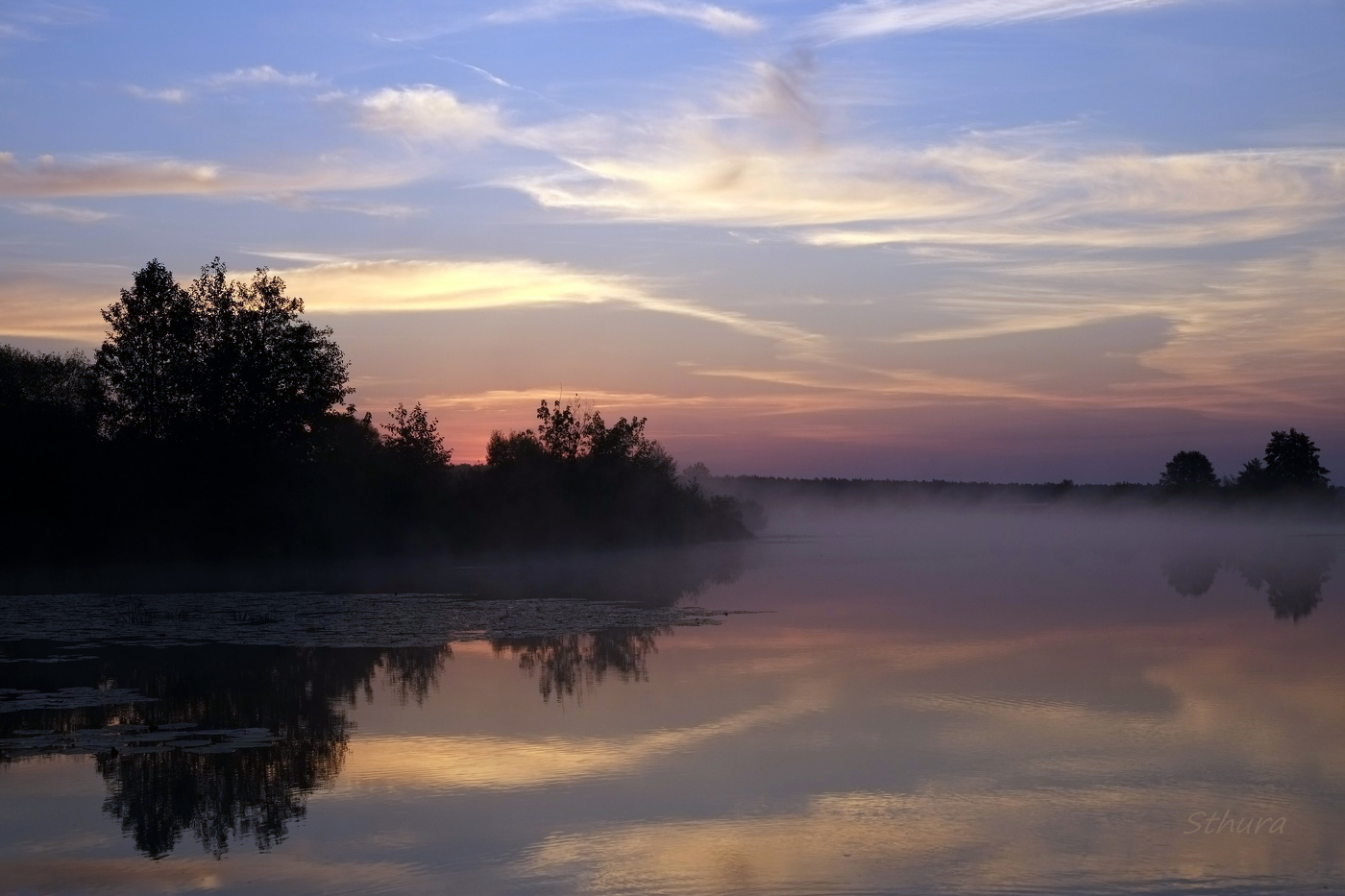 Утренние сумерки.