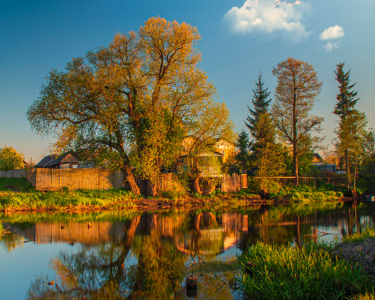 Вечер в деревне