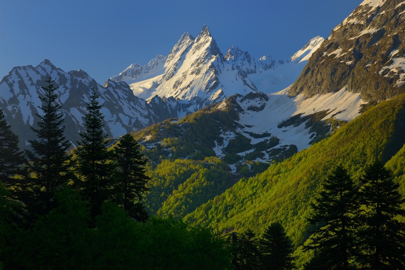 Утро в горах