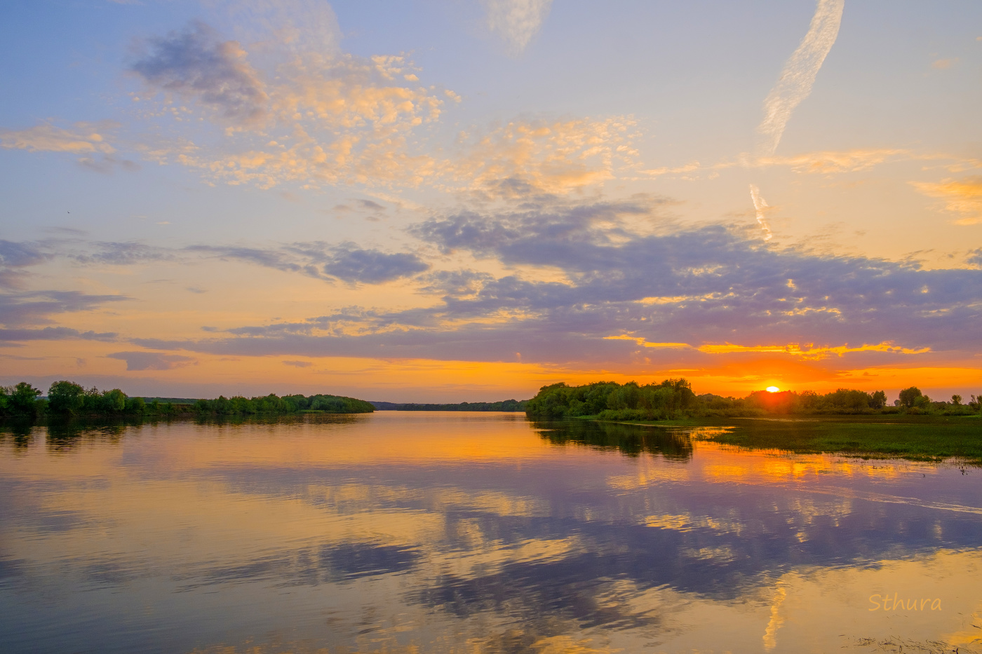 Вечер на Оке.
