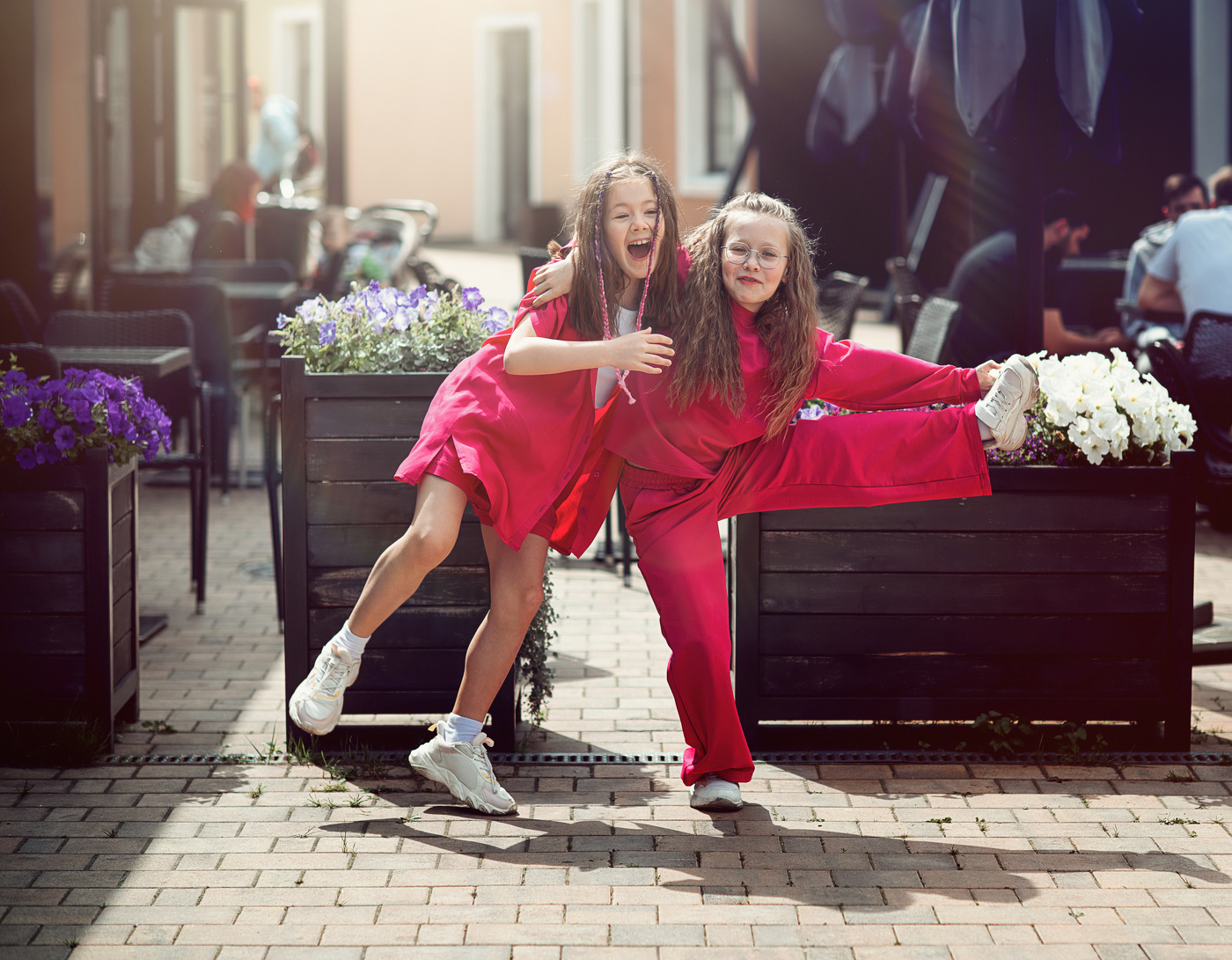 Когда с подружкой на одной волне...