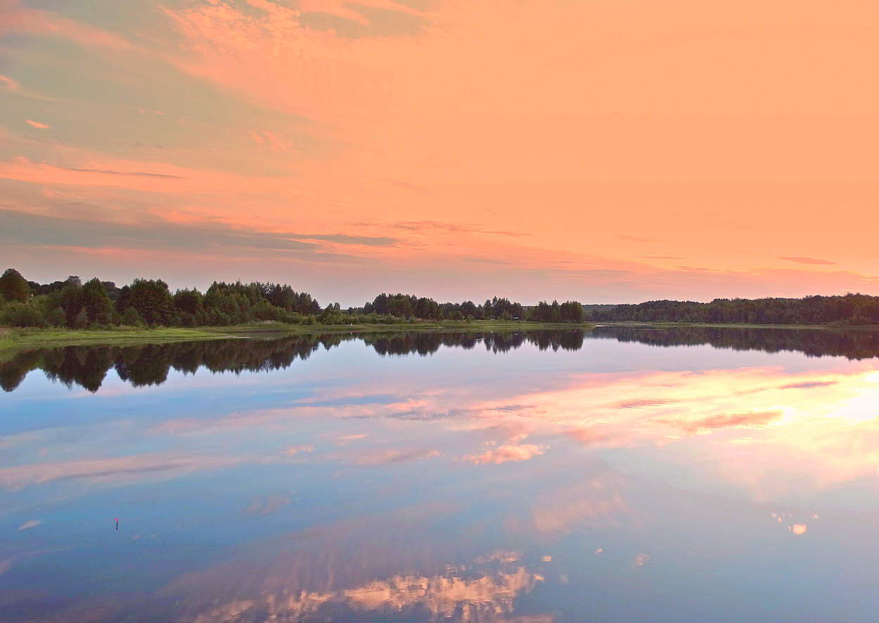 Вечерняя жара после грозы