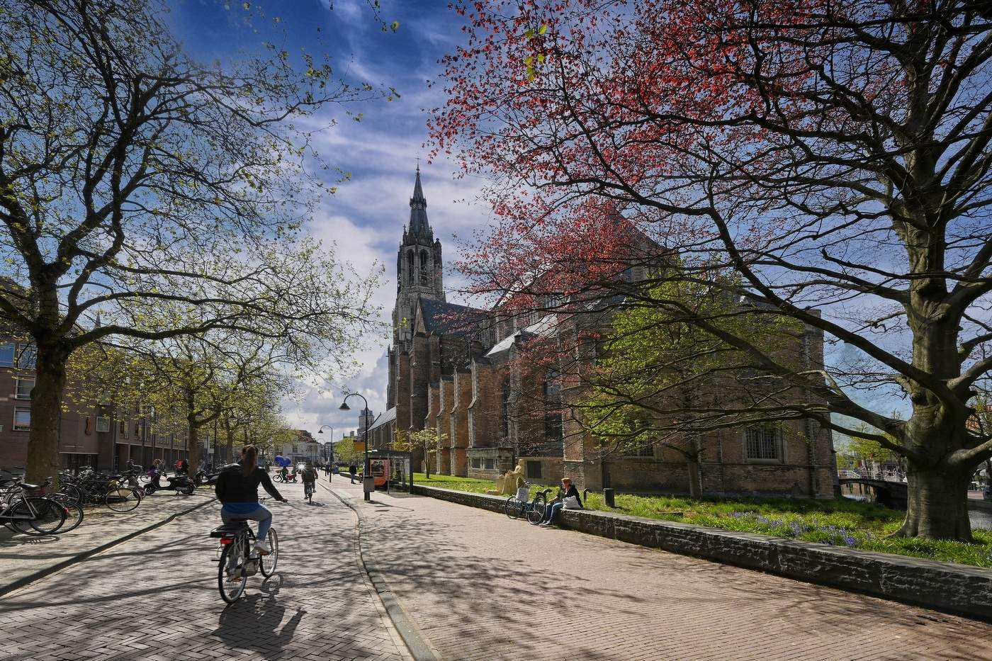 Городская зарисовочка.Делфт