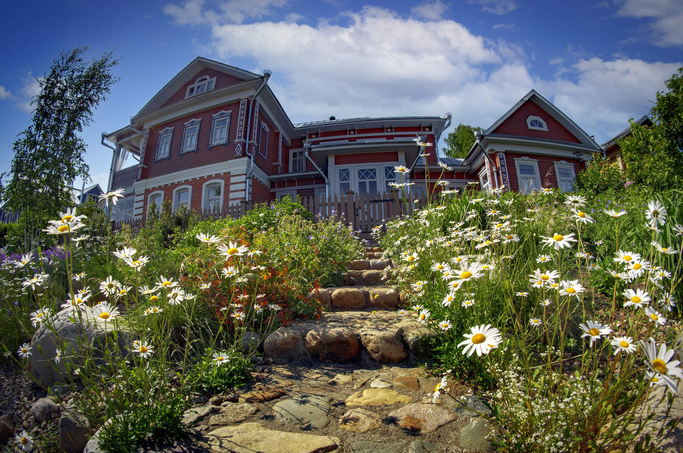 Дом с ромшаками